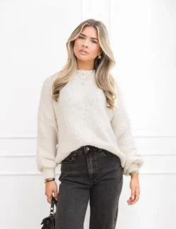 Kiki trui licht beige