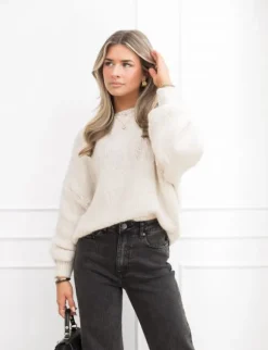 Kiki trui licht beige