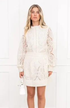 Koko broderie set beige