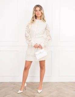 Koko broderie set beige