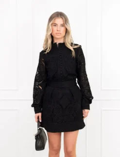 Koko broderie set zwart