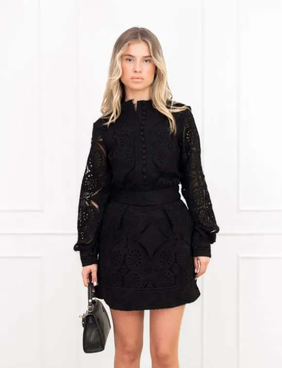 Koko broderie set zwart
