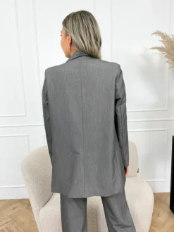 Laila blazer donker grijs