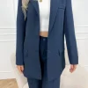 Laila blazer donkerblauw