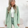 Laila blazer mint groen