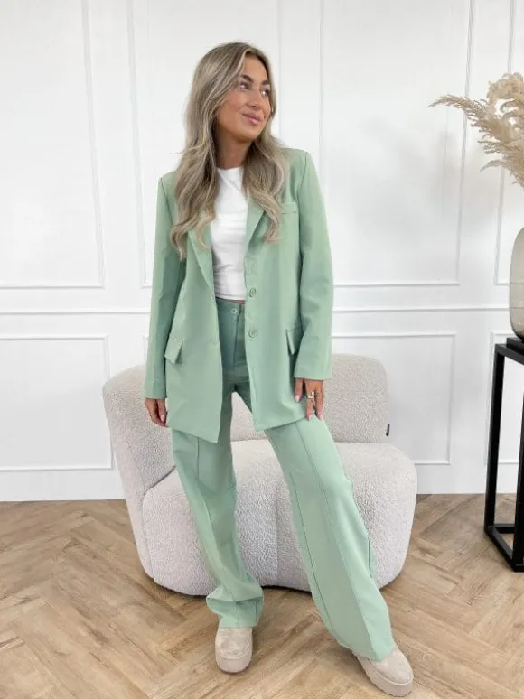 Laila blazer mint groen
