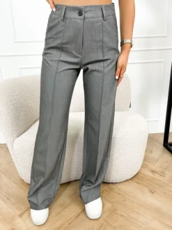 Laila pantalon donker grijs