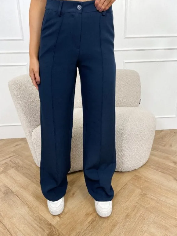Laila pantalon donkerblauw