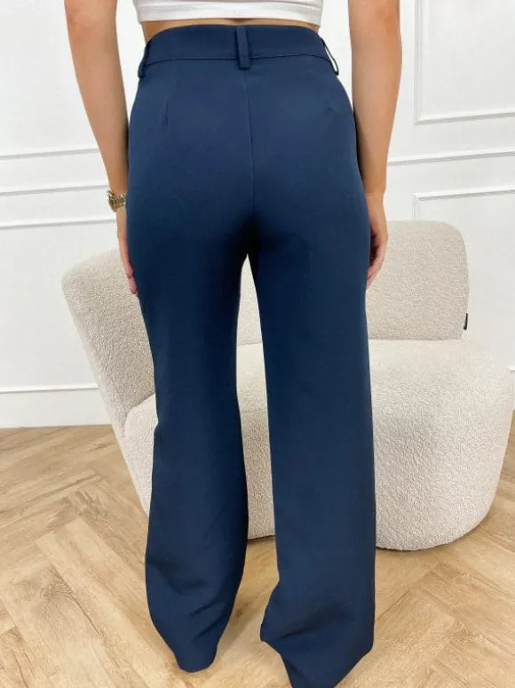 Laila pantalon donkerblauw