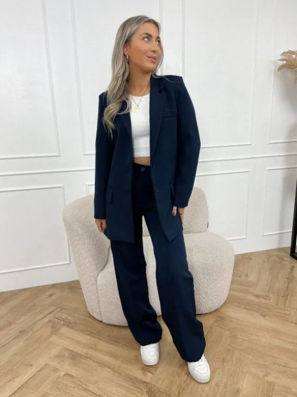 Laila pantalon donkerblauw