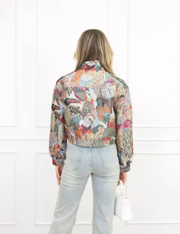 Larissa bomber jack print