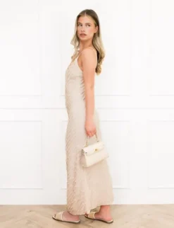 Laura jurk beige