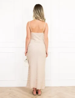 Laura jurk beige