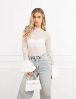 Lauren top wit