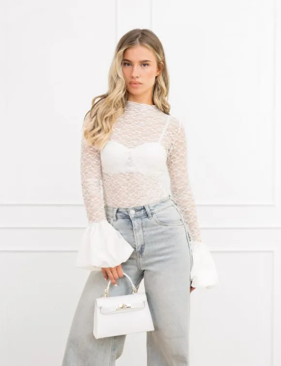 Lauren top wit