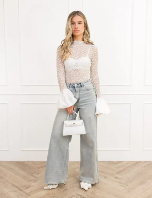 Lauren top wit