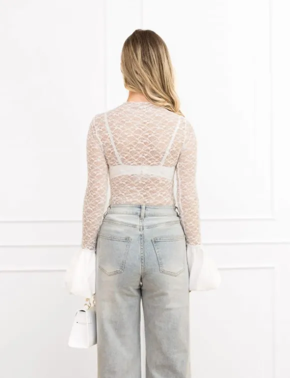 Lauren top wit