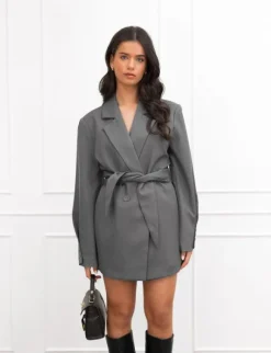Lela blazer grijs