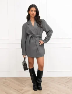 Lela blazer grijs