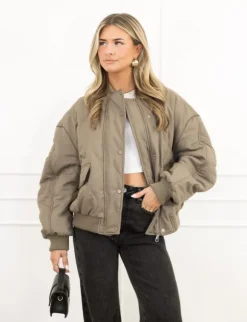 Leya jas taupe