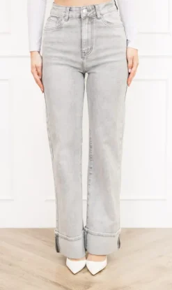 Liene wide leg jeans grijs