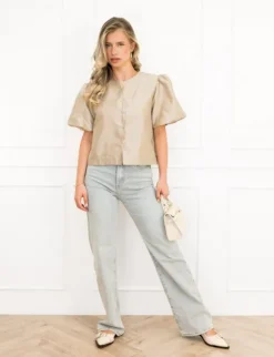 Lieve top beige