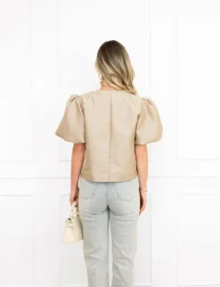 Lieve top beige