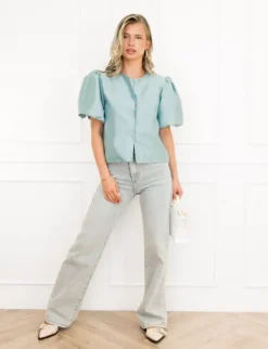 Lieve top turquoise