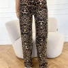 Lilian wide leg jeans panter