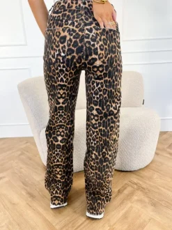 Lilian wide leg jeans panter