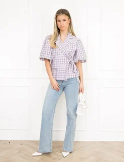 Lily blazer paars