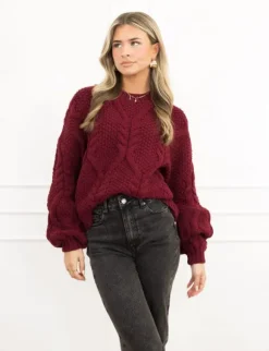 Linda trui bordeaux