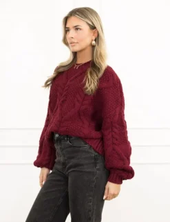 Linda trui bordeaux