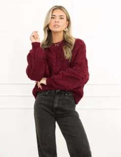 Linda trui bordeaux