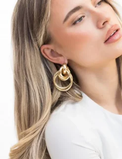Lindsay oorbellen goud