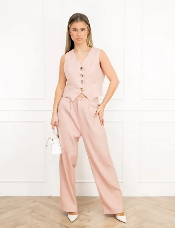 Lindy set roze