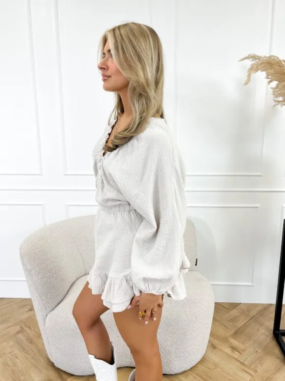 Lize playsuit beige