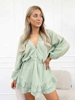 Lize playsuit groen