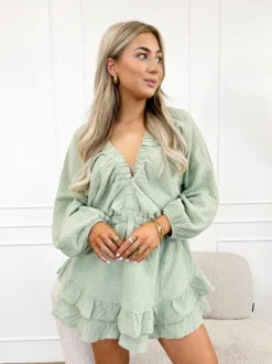 Lize playsuit groen