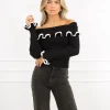 Lizzie top zwart