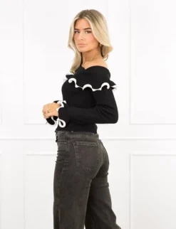 Lizzie top zwart