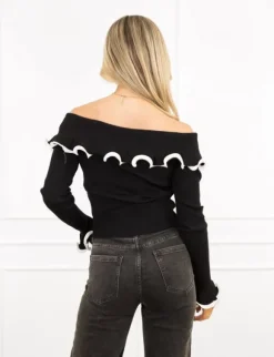 Lizzie top zwart
