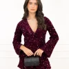 Loena playsuit bordeaux