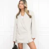Loes blazer licht beige