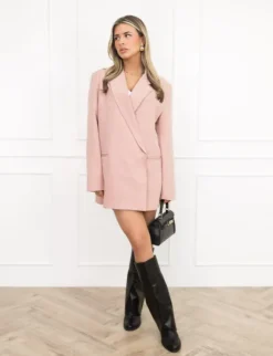 Loes blazer licht roze