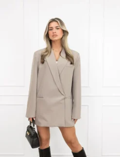 Loes blazer taupe