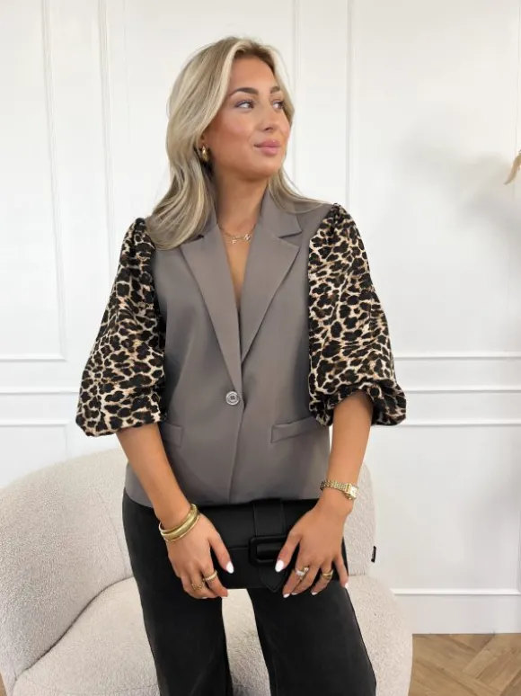 Lola blazer taupe