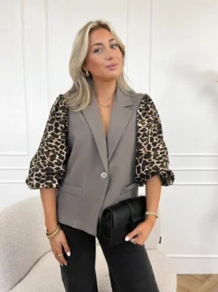 Lola blazer taupe