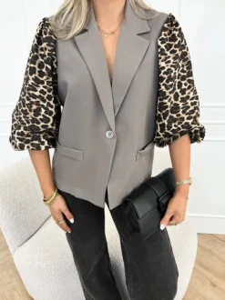 Lola blazer taupe