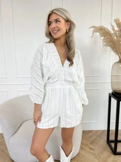 Lolita playsuit off white